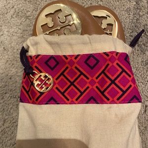 Tory Burch camel colored flats size 5